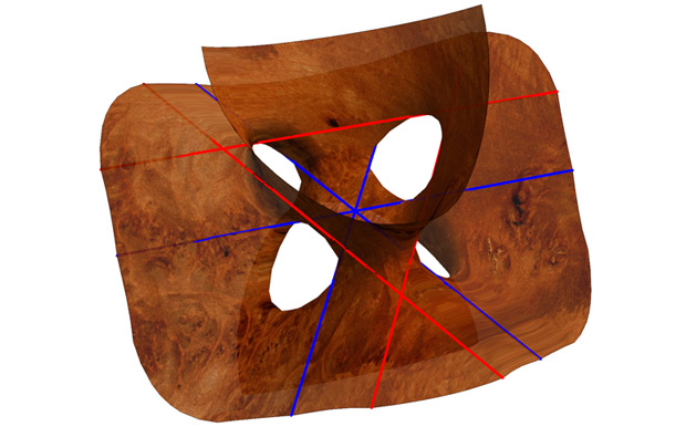Cubic Surfaces and Negative Curvature