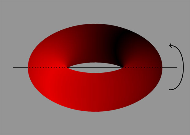 The torus has a symmetry